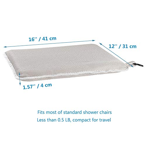 Shower Bench Seat Bathtub Cushion Shower Chair for Elderly Seniors Bath Cushi...