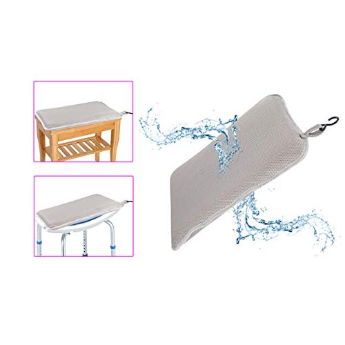 Shower Bench Seat Bathtub Cushion Shower Chair for Elderly Seniors Bath Cushi...
