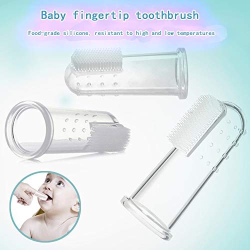 Baby Grooming Kit, 8 in 1 Baby Hair Brush/Nail Clipper/Nose Cleaner/Finger To...