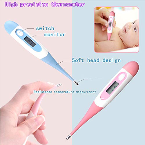 Baby Grooming Kit, 8 in 1 Baby Hair Brush/Nail Clipper/Nose Cleaner/Finger To...