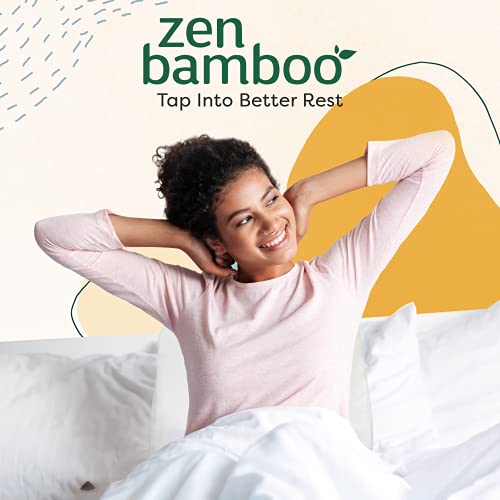 Zen Bamboo Wedge Pillows for Sleeping - Luxury Foam Leg Elevation Pillow for ...