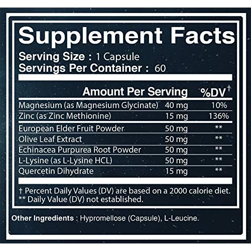 Zen Haus Immune System and Respiratory Support Supplement - Elderberry with Z...