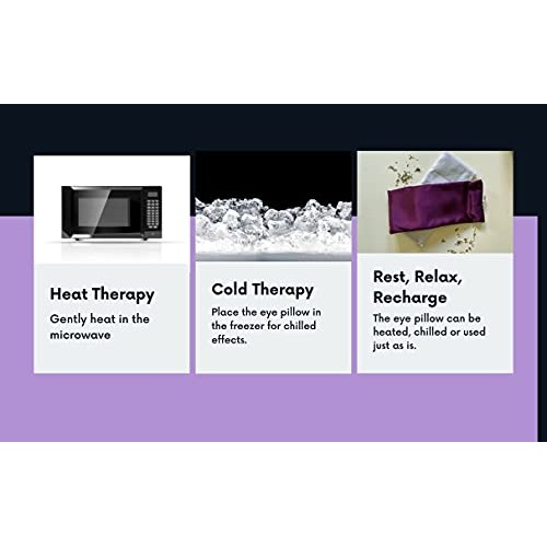 Zen Nation Yoga Eye Pillow- Lavender and Flaxseed- Includes Washable Cover - ...