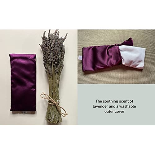 Zen Nation Yoga Eye Pillow- Lavender and Flaxseed- Includes Washable Cover - ...