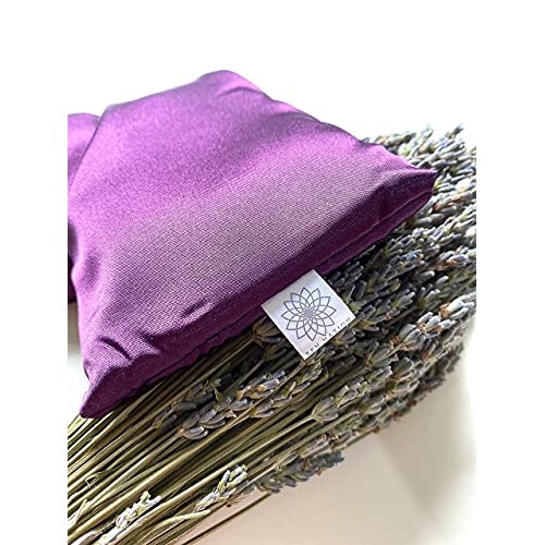 Zen Nation Yoga Eye Pillow- Lavender and Flaxseed- Includes Washable Cover - ...