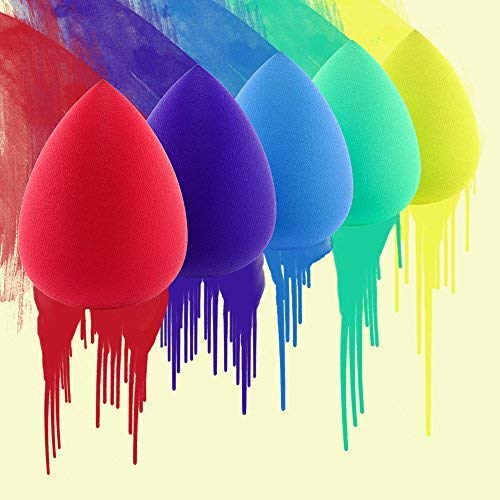 Zenda Naturals Makeup Sponge - Set of 5 Beauty Blender Sponges, Applicator fo...