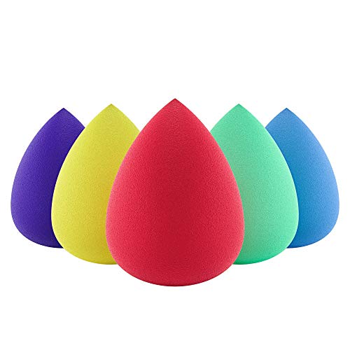 Zenda Naturals Makeup Sponge - Set of 5 Beauty Blender Sponges, Applicator fo...