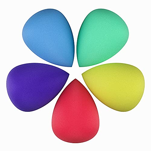 Zenda Naturals Makeup Sponge - Set of 5 Beauty Blender Sponges, Applicator fo...