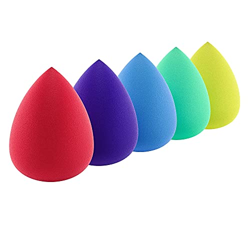 Zenda Naturals Makeup Sponge - Set of 5 Beauty Blender Sponges, Applicator fo...