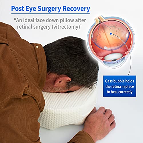Breathe Easy Face Down Pillow - Premium Adjustable Face Cradle Pillow Providi...