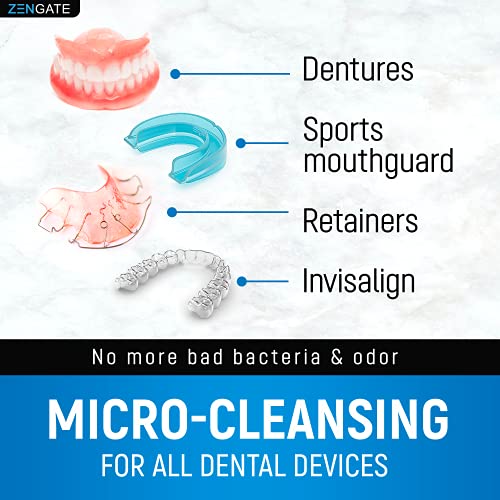 Retainer Cleaner - Denture Cleaning Tablets - Formulated in USA - Clean Mouth...