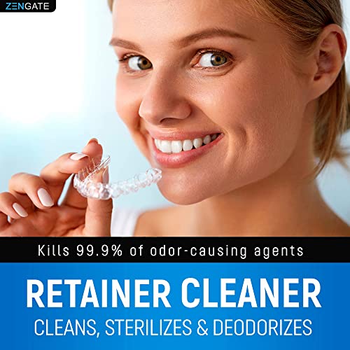 Retainer Cleaner - Denture Cleaning Tablets - Formulated in USA - Clean Mouth...