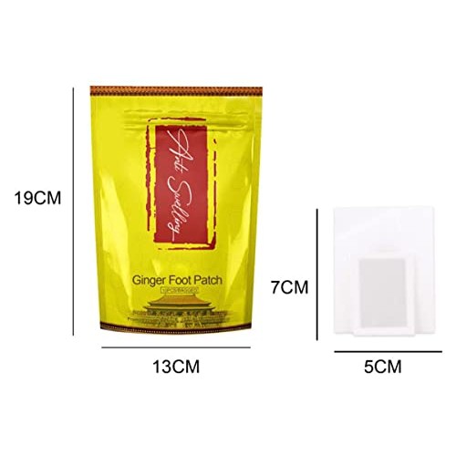 20PCS Anti Swelling Ginger Patch,Ginger Foot Pads for Foot Care, Relieve Stre...