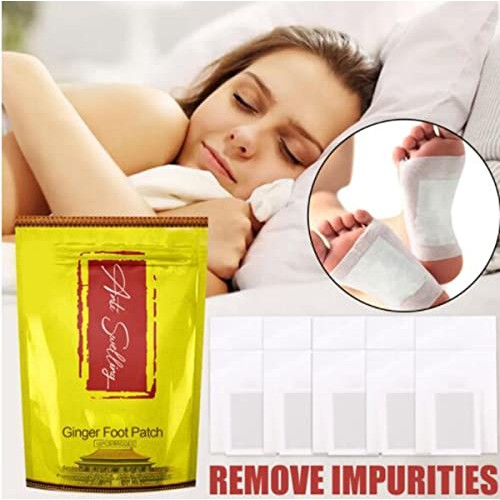20PCS Anti Swelling Ginger Patch,Ginger Foot Pads for Foot Care, Relieve Stre...