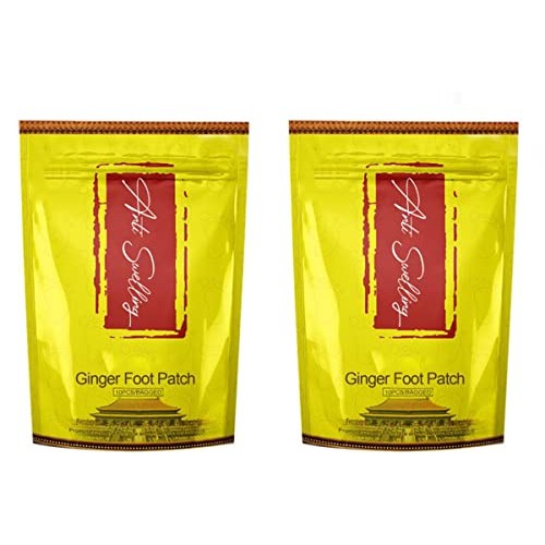 20PCS Anti Swelling Ginger Patch,Ginger Foot Pads for Foot Care, Relieve Stre...