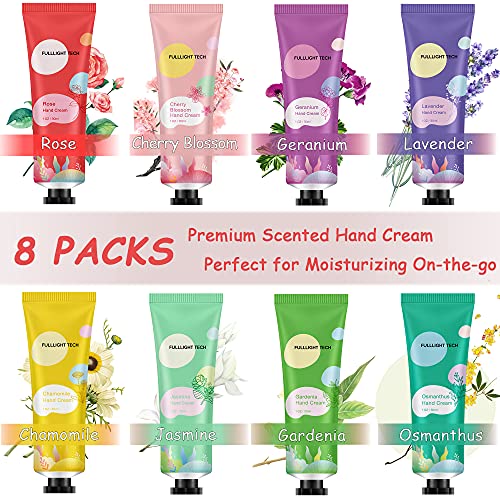 Lotion Sets for Women Gift W/Lip Gloss Lip Balm Travel Size Hand Cream Lipsti...