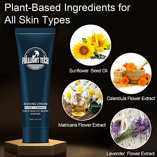 Shaving Cream,Travel Shave Cream Gift Set Close Shave Luxury Mens Shaving Cre...