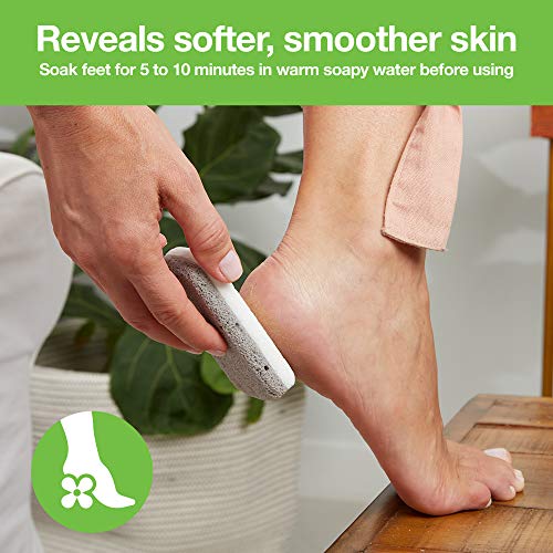 Pumice Stones Reversible Fine/Coarse, 2-Pack (Gray)