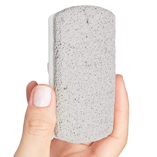 Pumice Stones Reversible Fine/Coarse, 2-Pack (Gray)