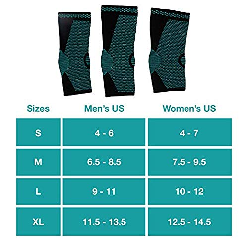 ZenToes Ankle Brace Compression Socks, Pair, Open Toe Sleeves Help Reduce Swe...