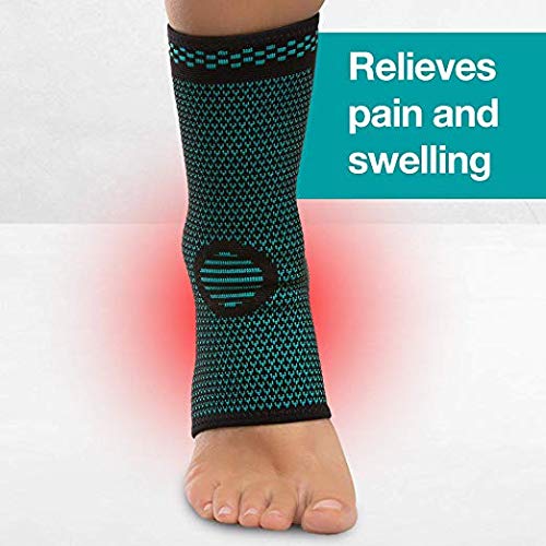 ZenToes Ankle Brace Compression Socks, Pair, Open Toe Sleeves Help Reduce Swe...