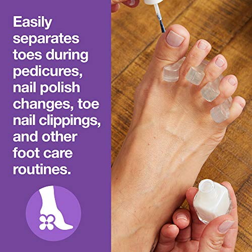 ZenToes Gel Toe Separators for Pedicure, Nail Polish, Toenail Trimming - Set ...