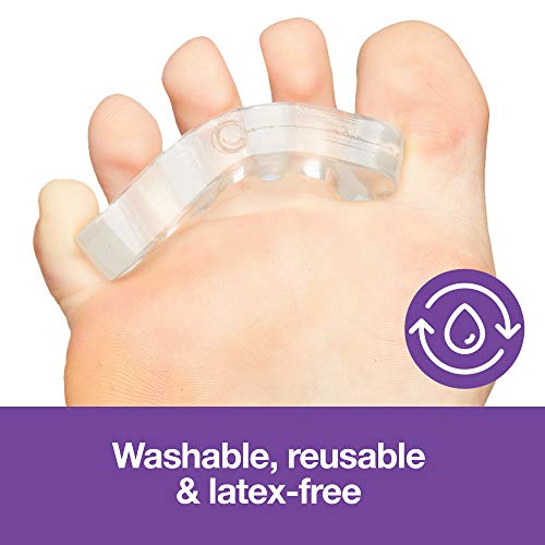 ZenToes Gel Toe Separators for Pedicure, Nail Polish, Toenail Trimming - Set ...