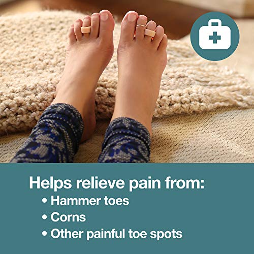 ZenToes Hammer Toe Straightener and Corrector 4 Pack Crests Relieve Foot Pain...