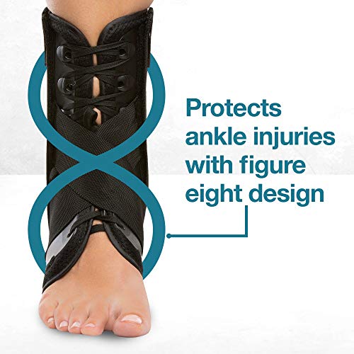 ZenToes Lace Up Ankle Brace for Women and Men, Adjustable Compression Straps,...
