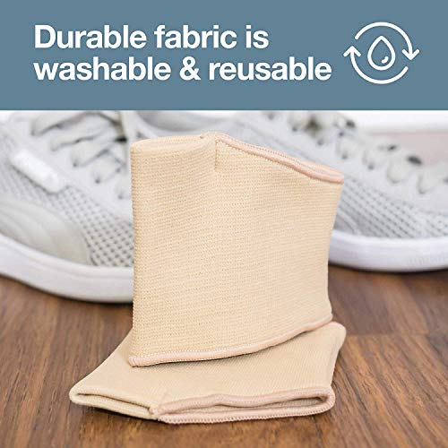 ZenToes Metatarsal Pads for Women and Men - 4 Pack Ball of Foot Cushions (Beige)