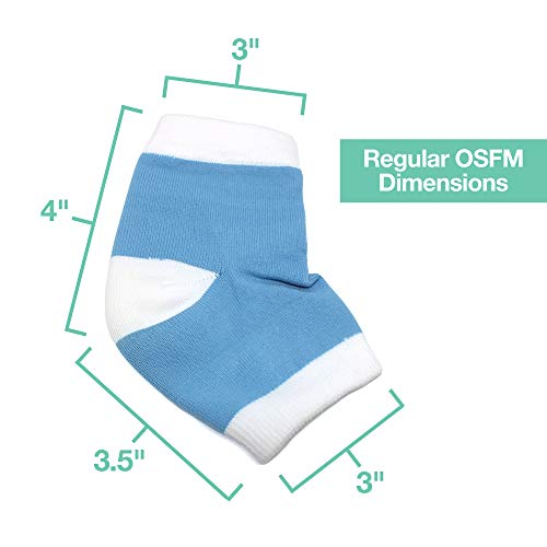 ZenToes Moisturizing Heel Socks 2 Pairs Gel Lined Toeless Spa Socks to Heal a...