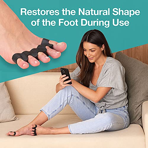 ZenToes Silicone Toe Spacers for Correct Toe Alignment, Bunion and Hammertoe ...