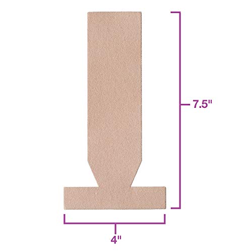 ZenToes Turf Toe T-Straps - 10 Pack Moleskin Splints for Big Toe Injuries - A...