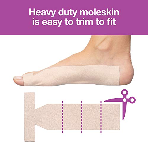 ZenToes Turf Toe T-Straps - 10 Pack Moleskin Splints for Big Toe Injuries - A...