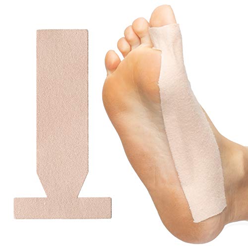 ZenToes Turf Toe T-Straps - 10 Pack Moleskin Splints for Big Toe Injuries - A...