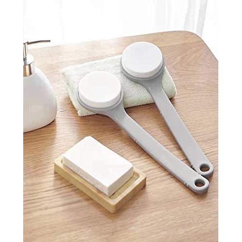 Bath Sponge Brush（1 Pack） - Zerdie Long Handle Bath Sponge Brush, Body Brus...