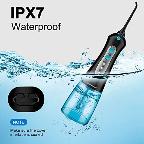 Water Flosser Cordless Teeth Cleaner, Professional Wate Flosser Oral Care for...