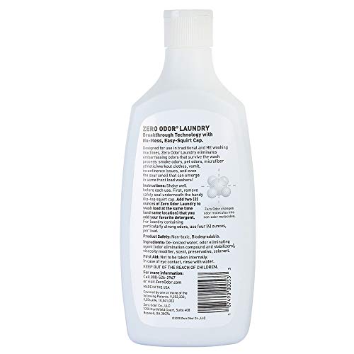 Zero Odor – Laundry Odor Eliminator - Permanently Eliminate laundry Odor – Pa...