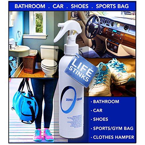 Zero Odor Multi-Purpose Household Odor Eliminator, Trigger Spray, 8 ounces