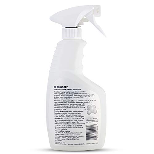 Zero Odor – Multi-Purpose Odor Eliminator - Permanently Eliminate Air & Surfa...
