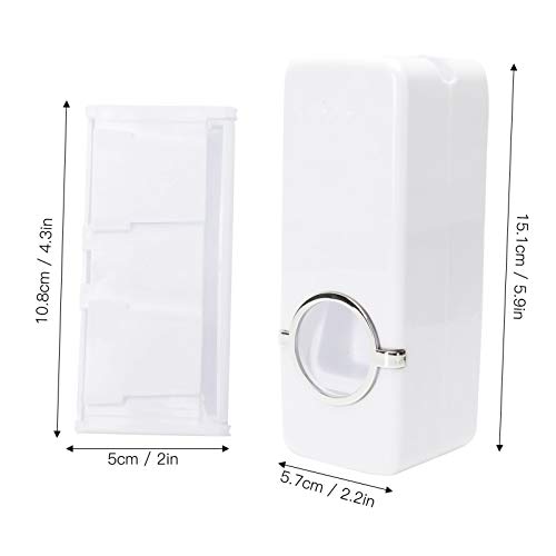 Toothpaste Squeezer Automatic Dispenser Vacuum Extrusion Toothbrush Rack Set ...