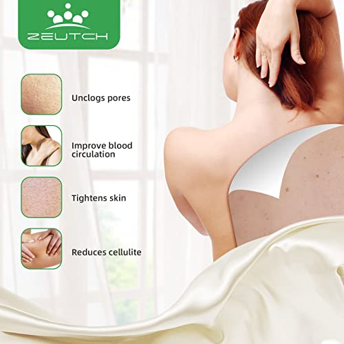 Premium Dry Brushing Body Brush Set for Lymphatic Drainage and Cellulite Trea...