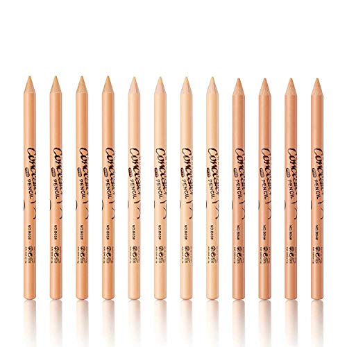 SUMEITANG 12 Packs Wonder Concealer Pencil Tricolor Combination Makeup Contou...