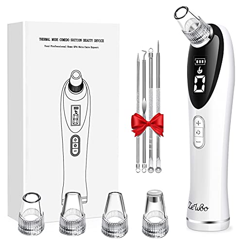 ZeWoo Blackhead Remover Vacuum Electric Pore Cleaner with 5 Suction Power & 4...