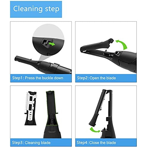 Zexeller 9 in 1 Eyebrow Trimmer Precision Razor Electric Facial Hair Remover ...