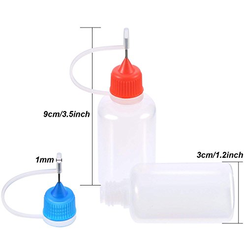 Henna Tattoo Applicator Bottle Needle Tip Glue for Henna Temporary Tattoo Kit...