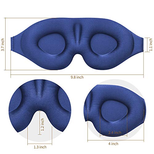 3D Sleep Mask, New Arrival Sleeping Eye Mask for Women Men, Contoured Cup Nig...