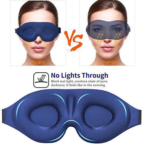 3D Sleep Mask, New Arrival Sleeping Eye Mask for Women Men, Contoured Cup Nig...