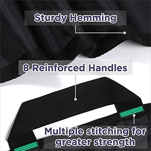 ZHEEYI Bed Positioning Pad with Reinforced Handles 48" x 40" Lifting Turning ...