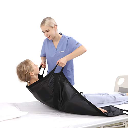 ZHEEYI Multipurpose 39" x 36" Positioning Bed Pad with Reinforced Handles - R...